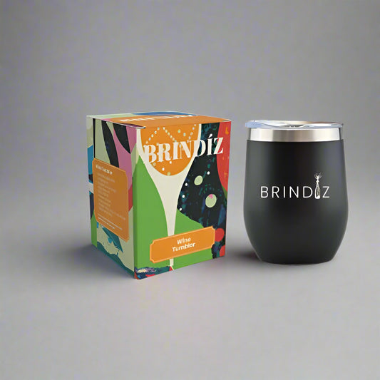 black wine tumbler for bbq, christmas, summer, outdoors, picnic, beach, boat, cold drinks outdoors,GIFT BOX, CHRISTMAS GIF, GIFT IDEAS, GIFT FOR HIM, GIFT FOR HER, BRINDIZ, CHAMPAGNE STOPPER, GIFT BOX, GIFT BOXES, CELEBRATION BOX BRINDIZ, ACRYLIC FLUTES, WINE GLASSES, KEEP THE FIZZ IN NATURAL WINE, BUBBLE STOPPPER, BUBBLELOCK, PRESER FIZZ, PRESERVE NATURAL WINE, SPARKLING WINE 